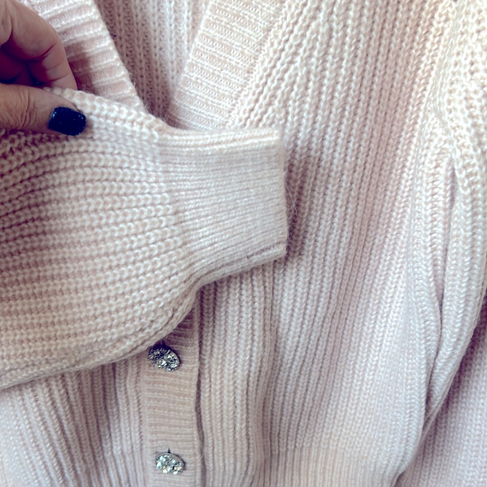 WHBM White House black market pink women’s sweater large - Picture 4 of 8